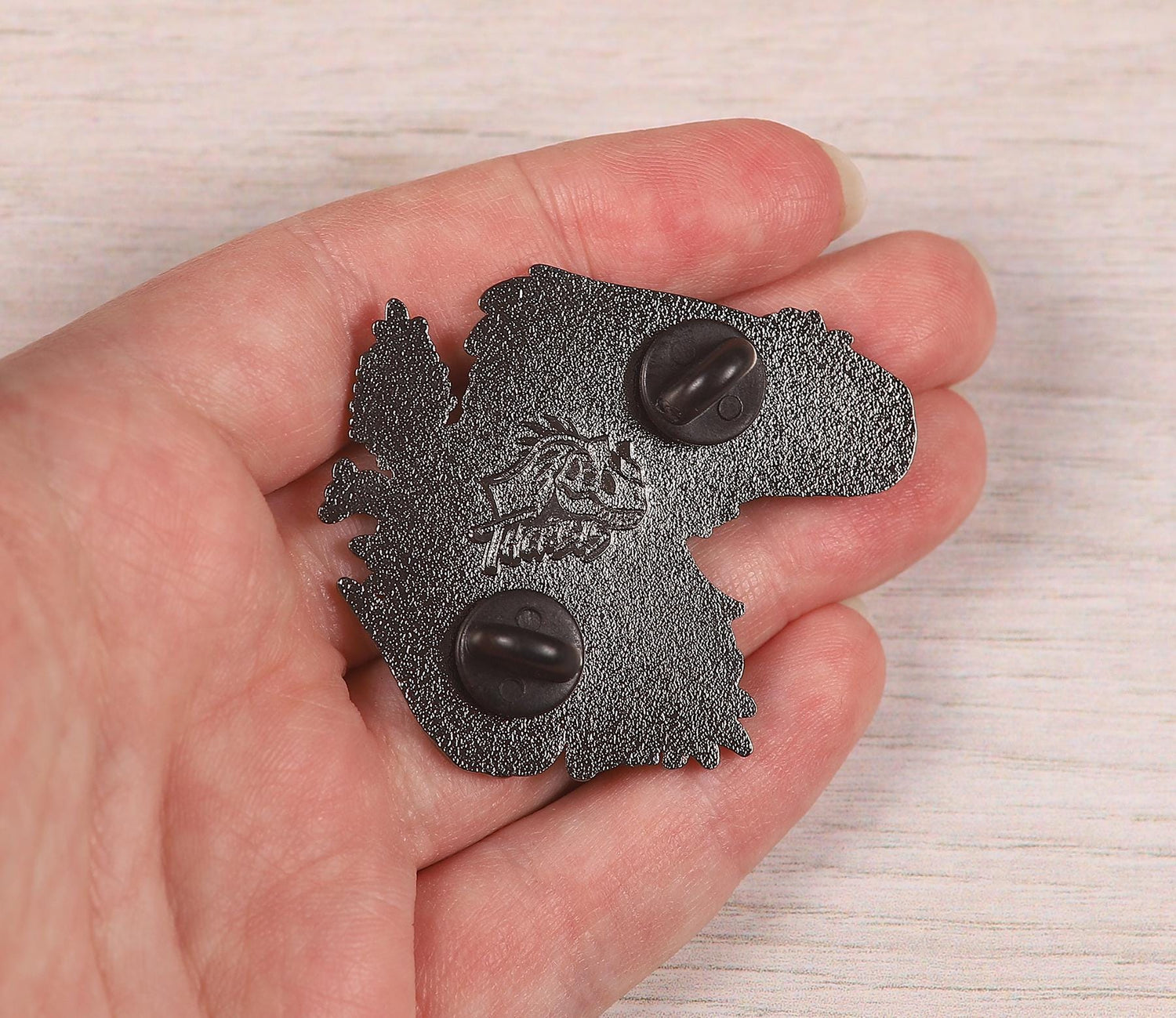 Velociraptor Portrait Pin
