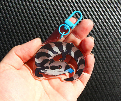 Blue-tongued Skink Acrylic Keychain