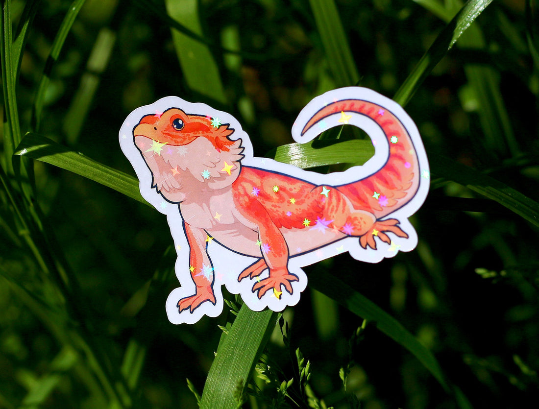 Bearded Dragon Vinyl Sticker