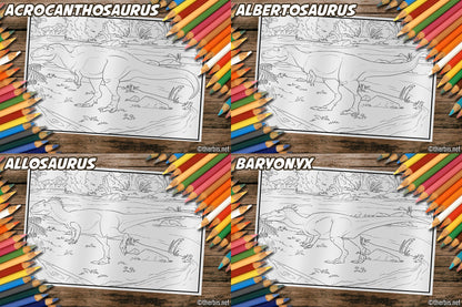 Dinosaur Coloring Book