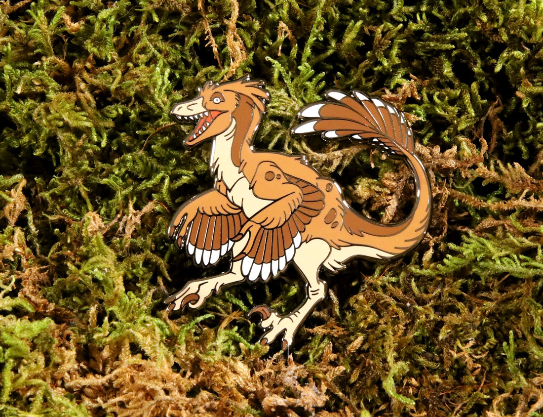 Velociraptor Pin