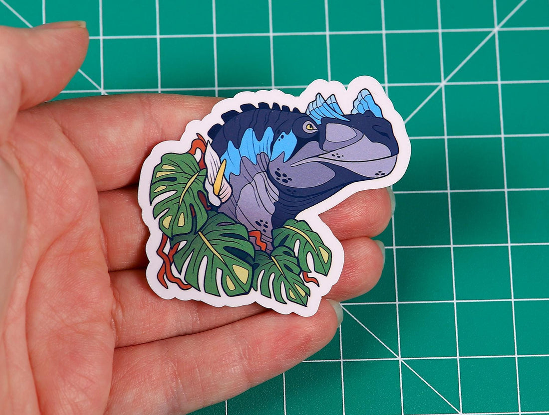 Ceratosaurus Portrait Vinyl Sticker