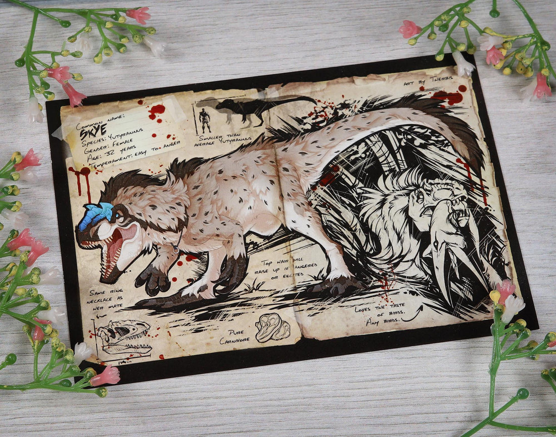 Yutyrannus Dossier - Postcard