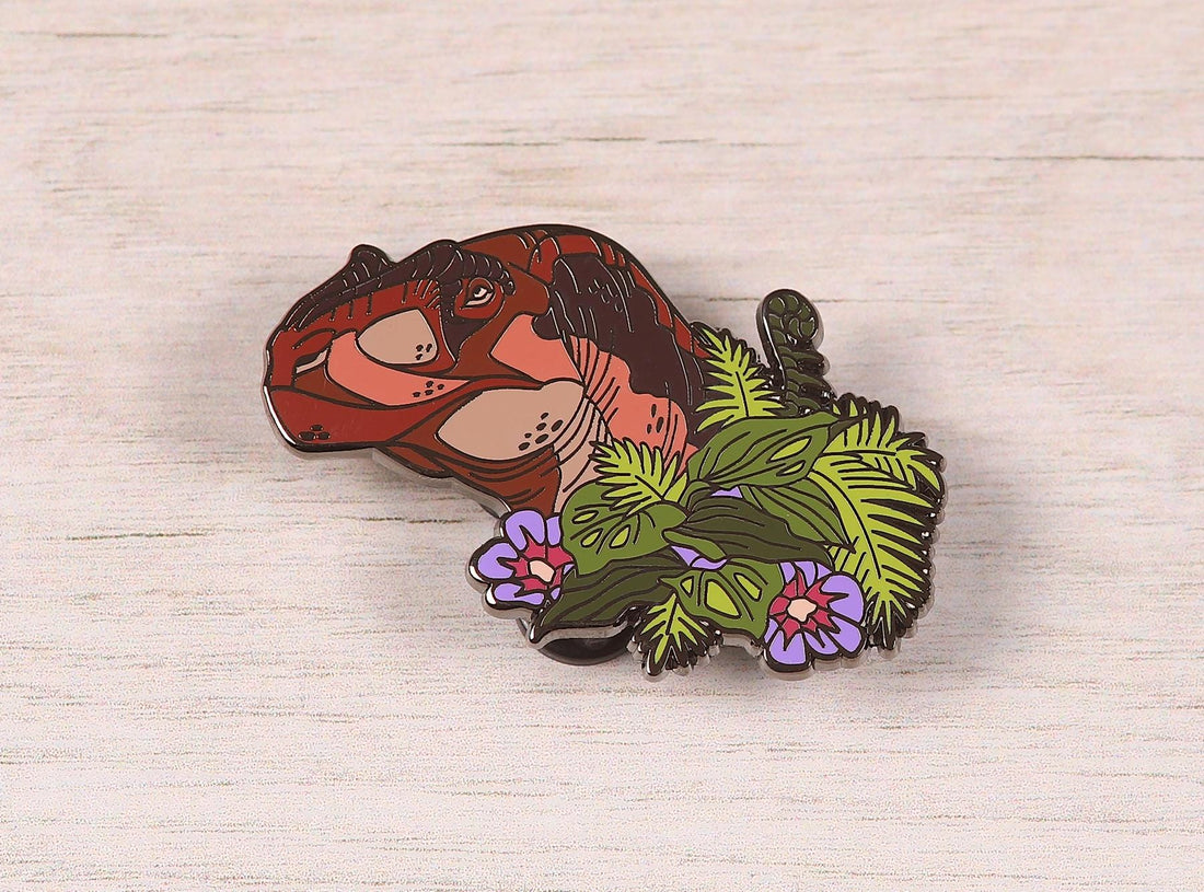 Giganotosaurus Portrait Pin
