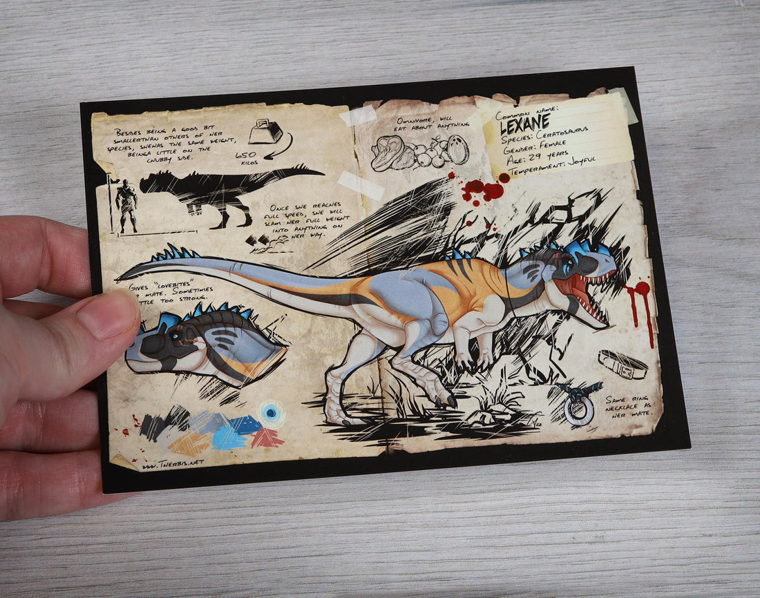 Ceratosaurus Dossier - Postcard