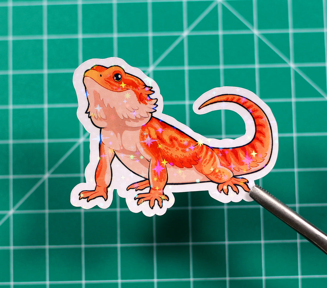 Bearded Dragon Vinyl Sticker