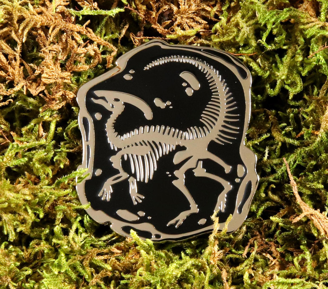 Parasaurolophus Skeleton Pin