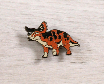 Triceratops Pin