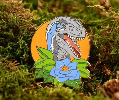 Blue Raptor Pin