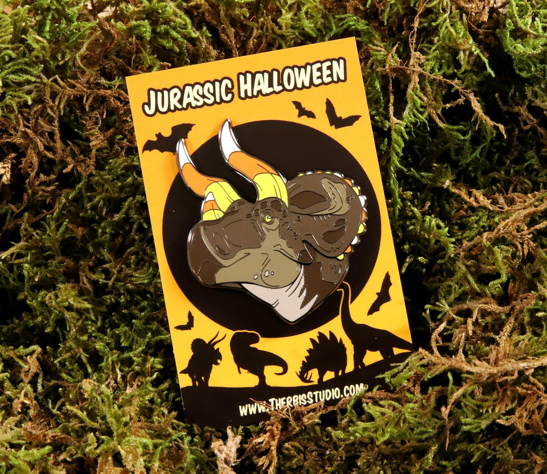 Halloween CandyHorn Pin