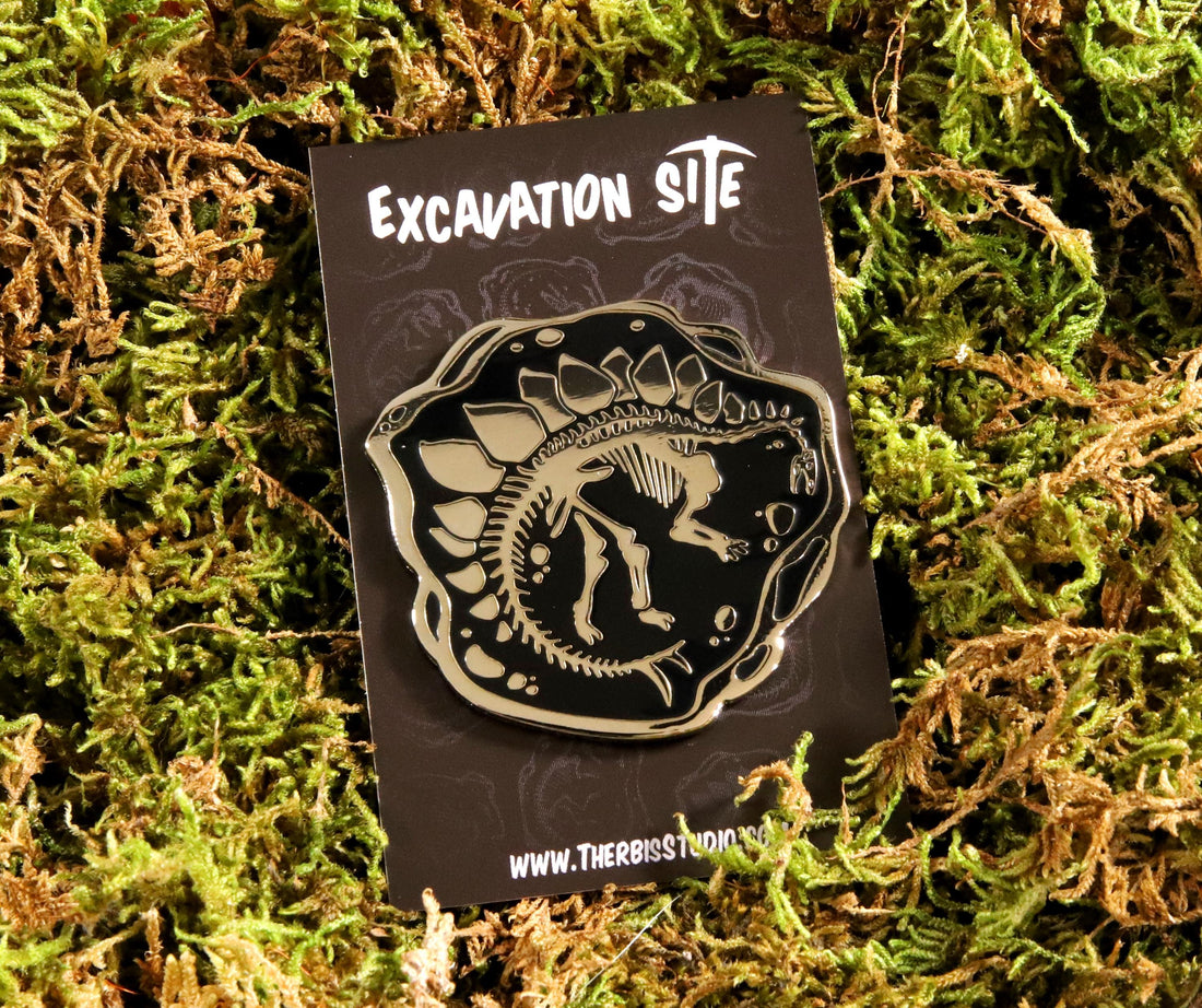 Stegosaurus Skeleton Pin