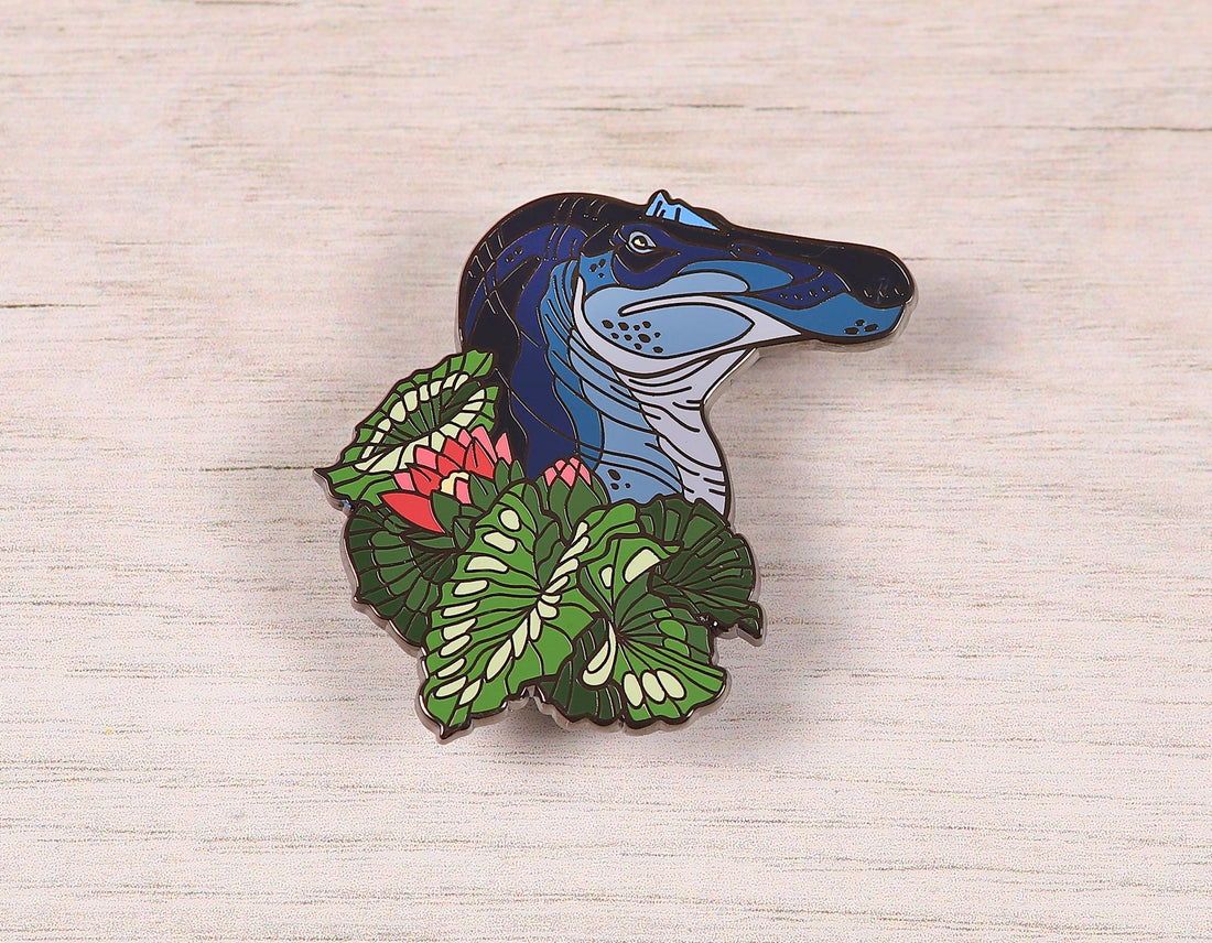 Spinosaurus Portrait Pin